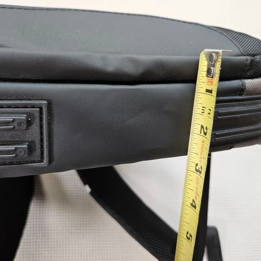 MAXcases‎ Black Gray Slim Tech Backpack Laptop Bag with USB Charging Port
